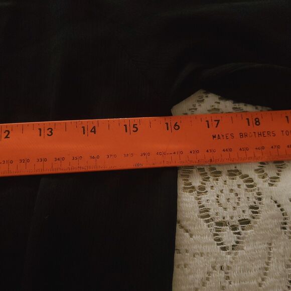 Guess Women's Black Sheer Off Shoulder Top/Blouse Boho Peasant Style Size S/P - Picture 7 of 12